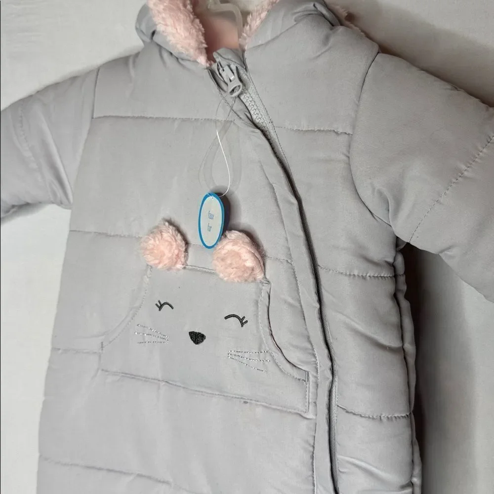 Carter’s Girls Snowsuit. 3-6 Months. NWT.